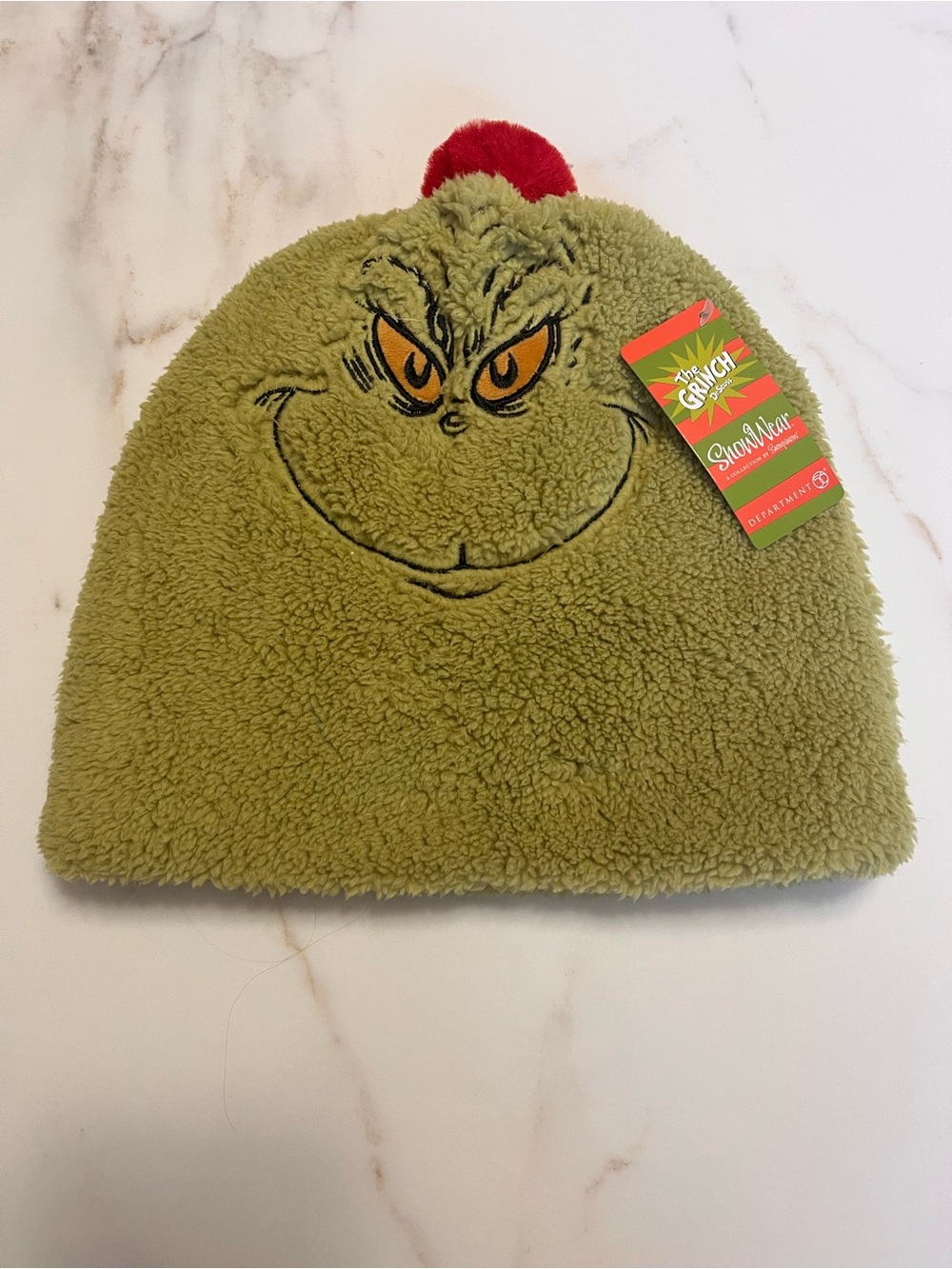 THE GRINCH Snow Wear Beanie Hat Fleece Winter NWT Unisex